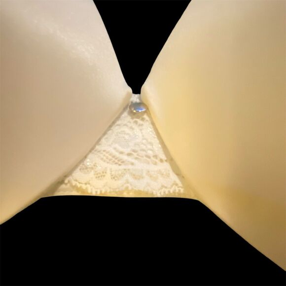 Maidenform T-Shirt Bra Underwire ‘Self Expressions’  White Lace 38DD Worn Once! - Picture 2 of 5